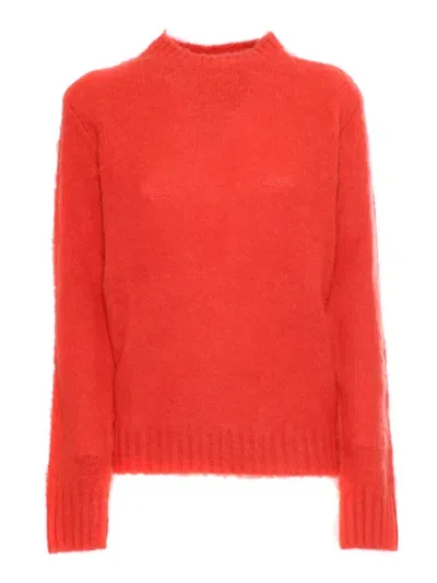 Aspesi Woman Sweater In Orange