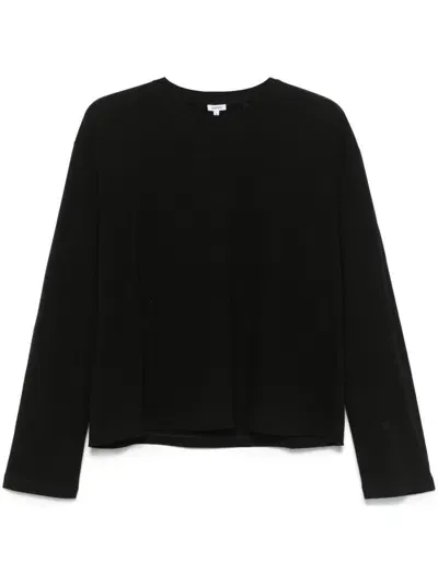 Aspesi Wool T-shirt In Black