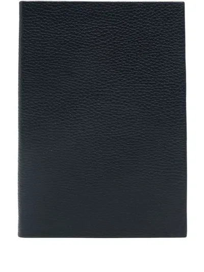 Aspinal Of London Bound Notebook (21,59cm X 14,99) In Blue