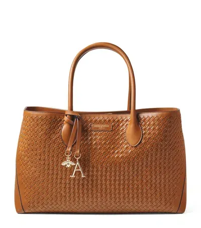 Aspinal Of London Leather London Tote Bag In Brown