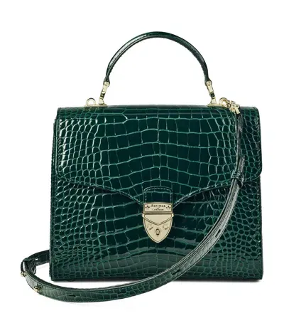 Aspinal Of London Mayfair Top-handle Bag In Green