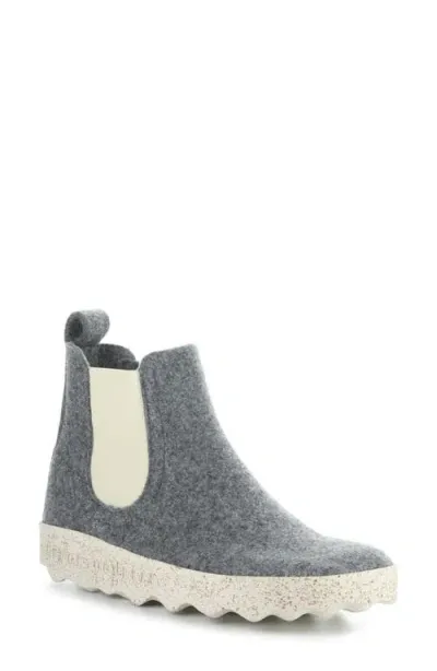 Asportuguesas By Fly London Caia Chelsa Boot In Concrete Rewooly