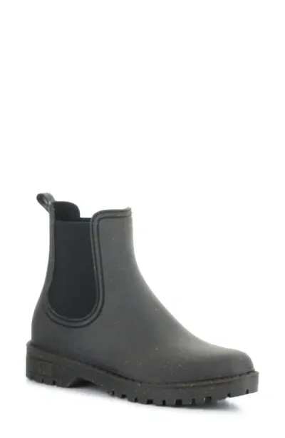 Asportuguesas By Fly London Oak Waterproof Chelsea Boot In Black Rubber Cork