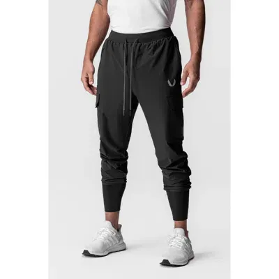 Asrv Tetra-light Cargo Joggers In Black Reflective