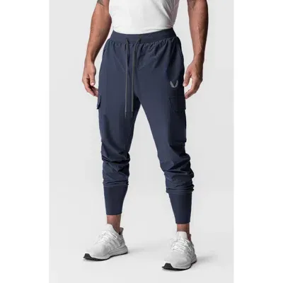 Asrv Tetra-light Cargo Joggers In Navy