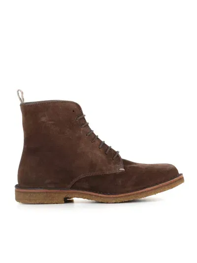 Astorflex Lace-up Bootlex In Brown