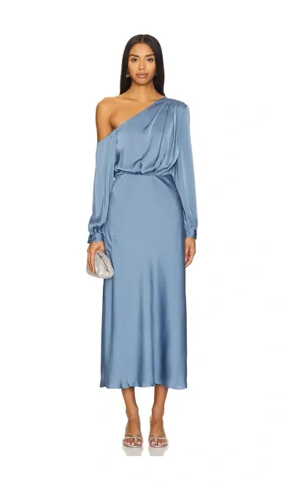 Astr Elwood Dress In Blue