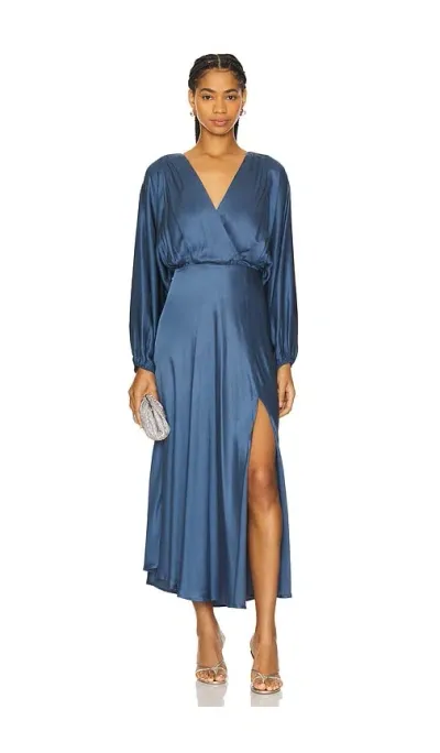 Astr Kimiko Dress In State Blue