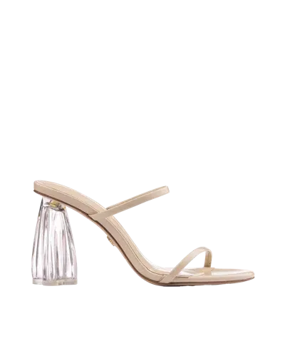 Atana Fiorellini Glass Heel 95 Beige Patent