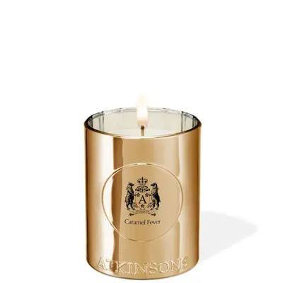 Atkinsons Caramel Fever Candle 200g In Gold