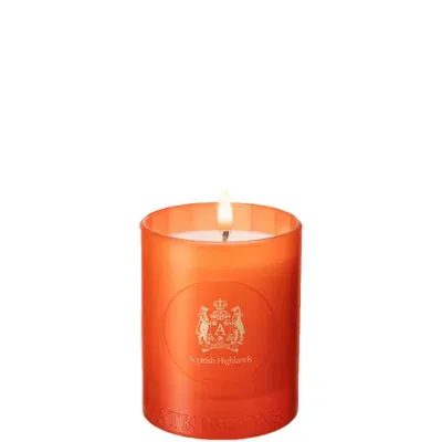 Atkinsons Scottish Highlands Candle 200g In Orange