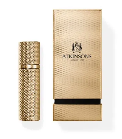 Atkinsons Textured Perfume Case In Gold