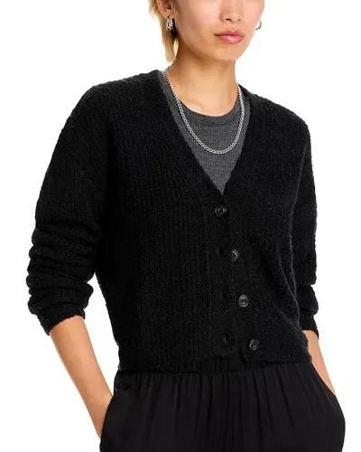 Atm Anthony Thomas Melillo Boucle Cardigan In Black