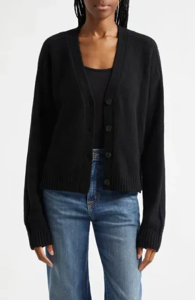 Atm Anthony Thomas Melillo V-neck Cardigan In Black