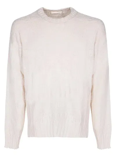 Atomo Factory Destroy Ivory Sweater In White