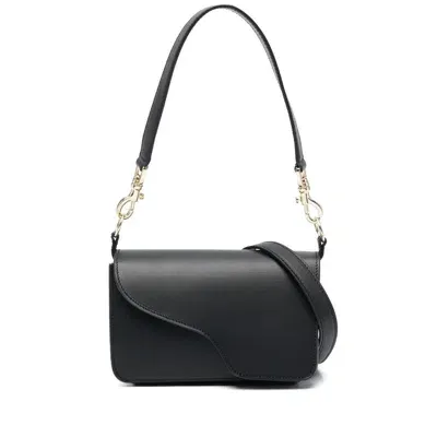 Atp Atelier Corsina Leather Crossbody Bag In Black