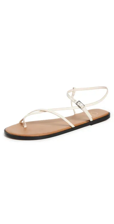 Atp Atelier Capri Linen Nappa Sandals Linen