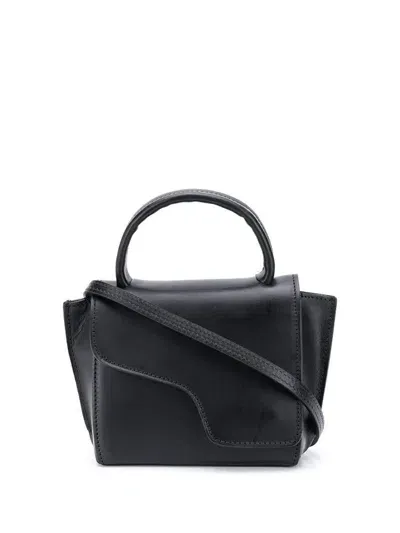 Atp Atelier Montalcino Bag In Cowhide Leather Noir  In Black