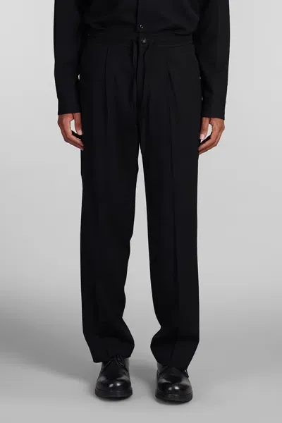 Attachment Pants In Black Wool