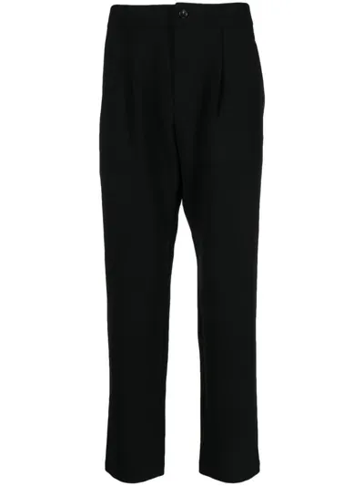 Attachment Straight-leg Tailored Trousers In Black