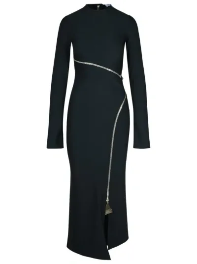 Attico Black Polyester Blend Dress