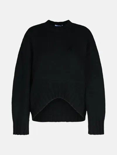 Attico Black Wool Blend Sweater