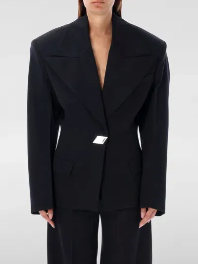 Attico Blazer The  Woman Color Black In Schwarz