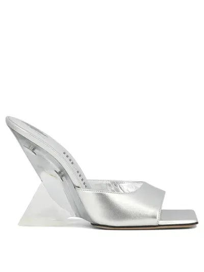 Attico Cheope Sandals In Silver