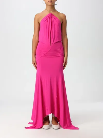 Attico Dress The  Woman Color Fuchsia