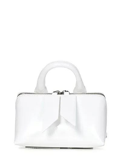 Attico Friday Handbag In White