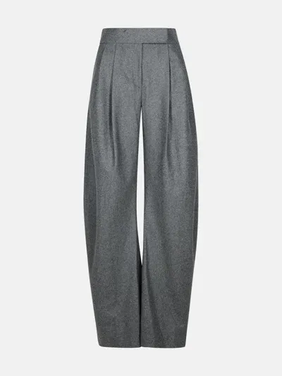 Attico 'gary' Grey Wool Blend Pants