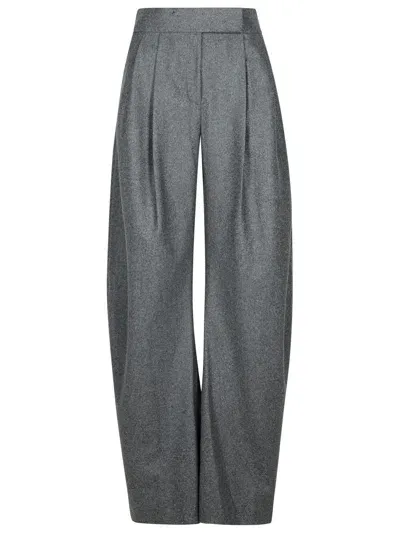 Attico 'gary' Grey Wool Blend Pants