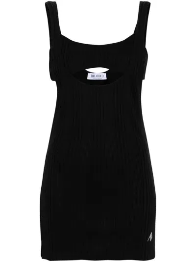 Attico Layered Tank Top In Black