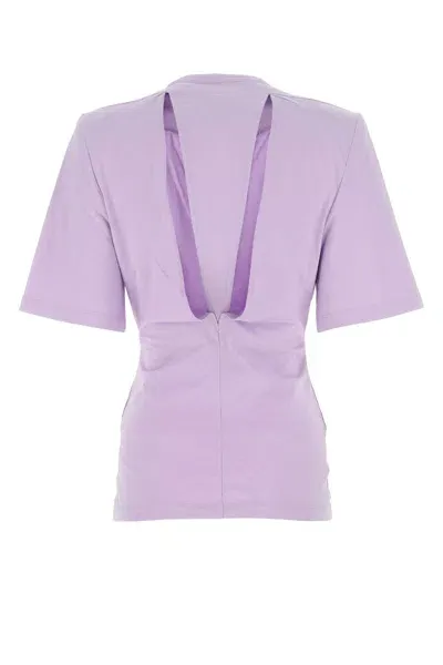 Attico Lilac Cotton Top In 011