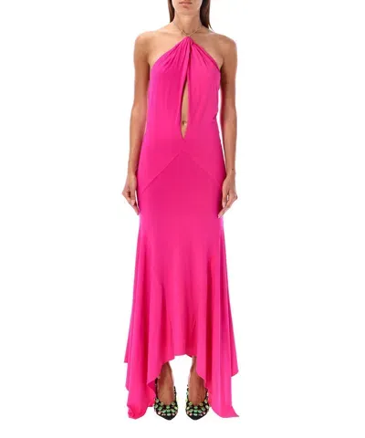 Attico Long Dress In Pink