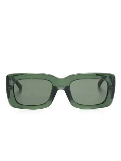 Attico Marfa Sunglasses In Green