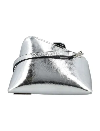 Attico Midnight Clutch In Silver