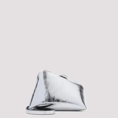 Attico Midnight Clutch In Silver