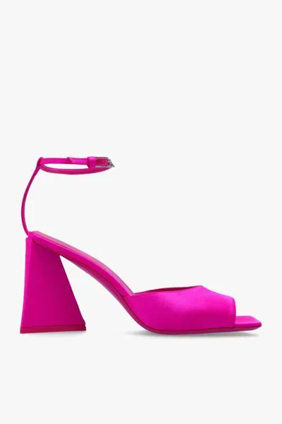 Attico Piper Heeled Sandals In Fuchsia