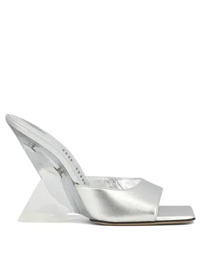 Attico Sandals In Silver