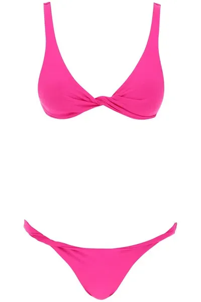 Attico Set Bikini In Lycra In Pink