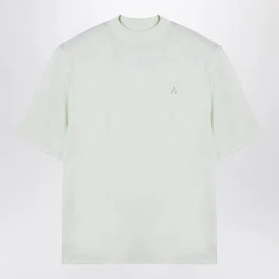 Attico The  Crew-neck T-shirt With Logo In White