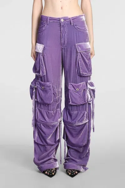 Attico The  Fern Pants In Purple