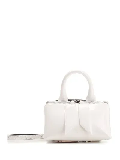 Attico The  Friday Zipped Mini Tote Bag In White