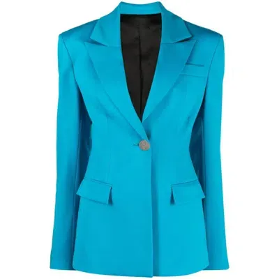 Attico The  Jackets In Blue