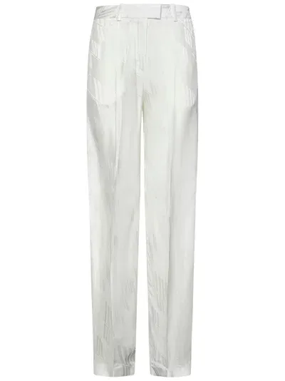 Attico Jagger Trousers In White