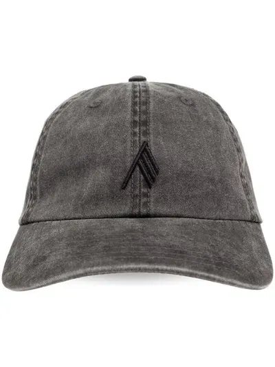 Attico The  Logo Baseball Cap In Black