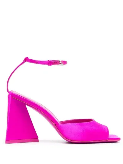 Attico The  Sandals In Fuchsia