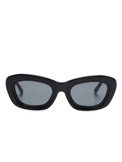 Attico The  Sunglasses In Black