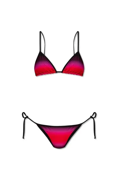 Attico The  Two-piece Swimsuit From The Join Us At The Beach Collection In Multicolour